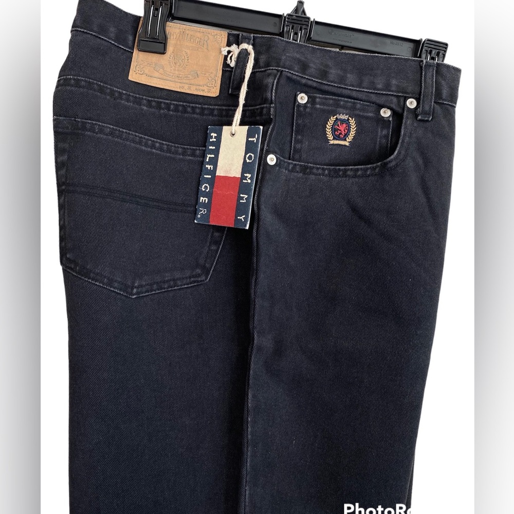 Vintage NWT Tommy Hilfiger black jeans  - 38 x 32